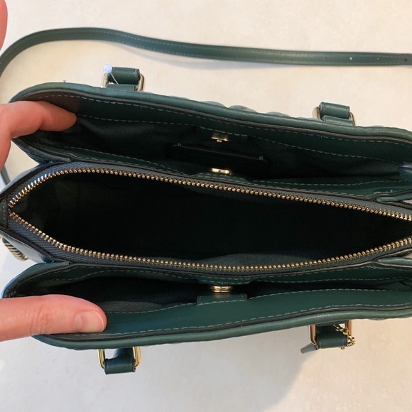 SOLD - NWT COACH Mini Sage Carryall with Quilting - Picture 6 of 11